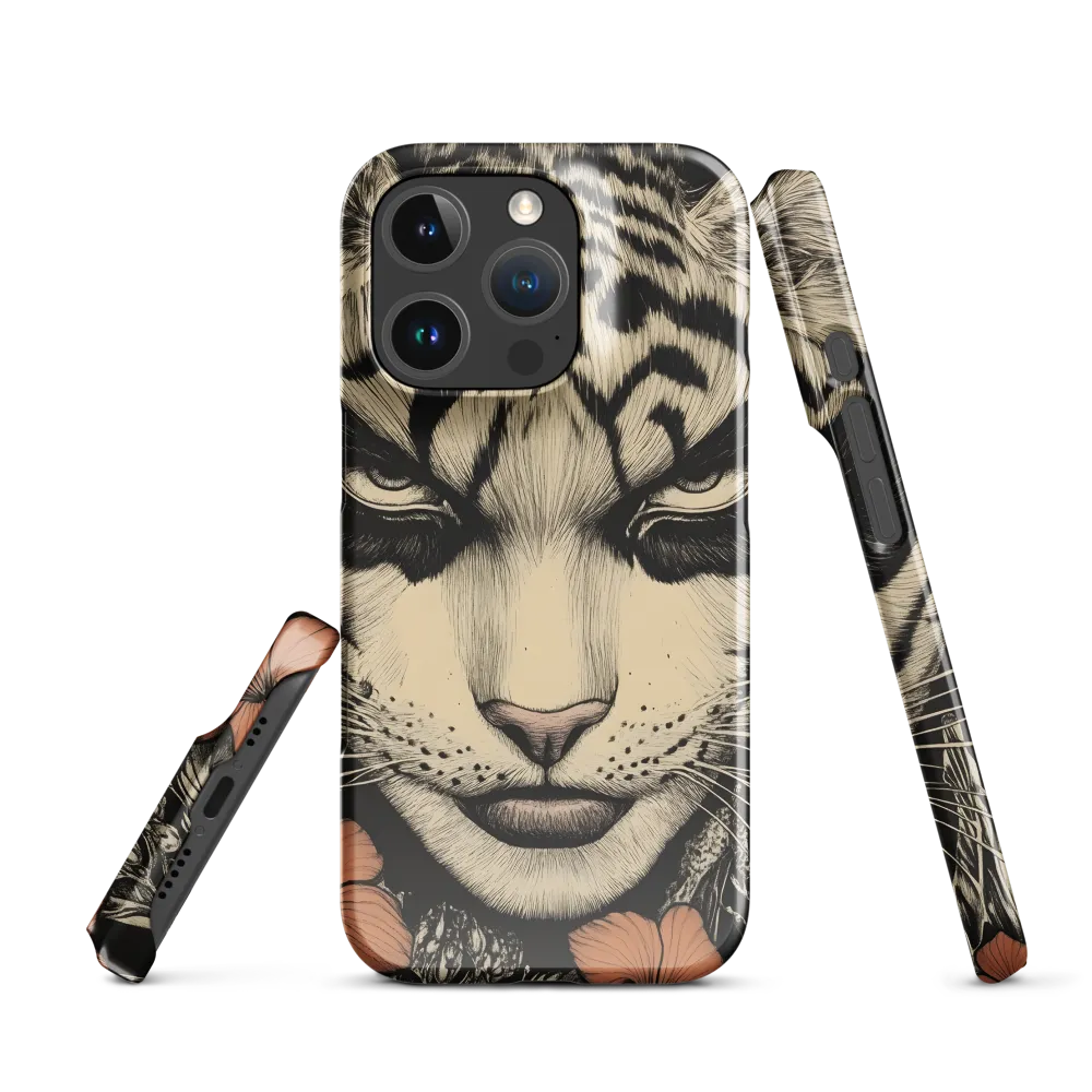 Feline Majesty: The Human-Leopard Connection | Phone Case |  16 Pro | Snap Case | Glossy