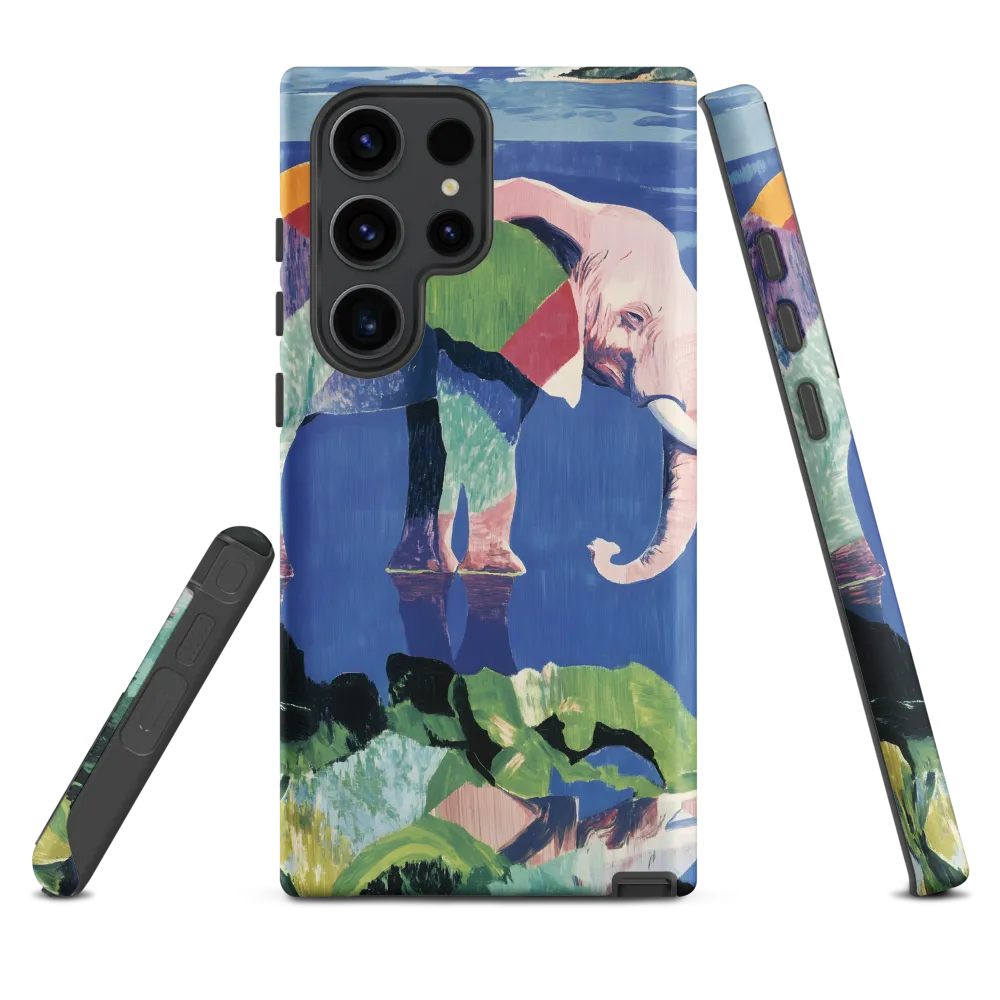 Serenity in Color: The Elephants of Reflection