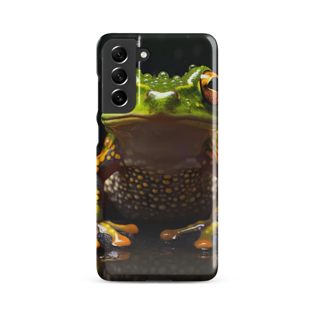 Emerald Elegance: The Frog in Focus