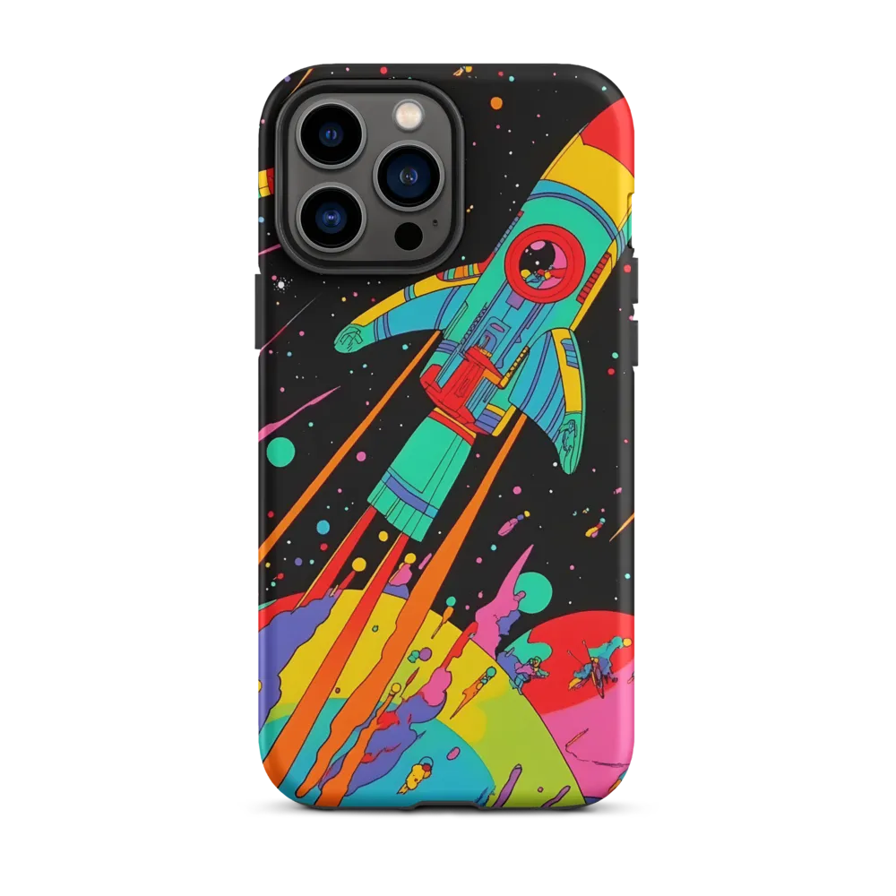 Cosmic Voyage: The Neon Lift-Off