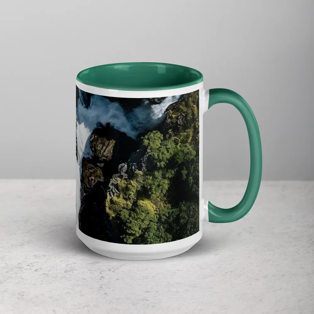 Aerial View of River Landscape | Mug