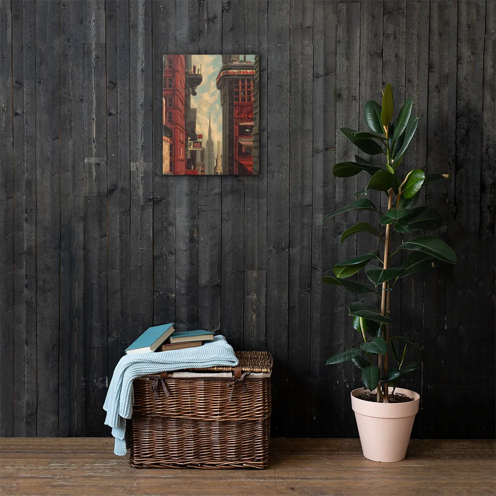 A Glimpse of Tomorrow: Urban Ambition | Canvas | 16″×20″