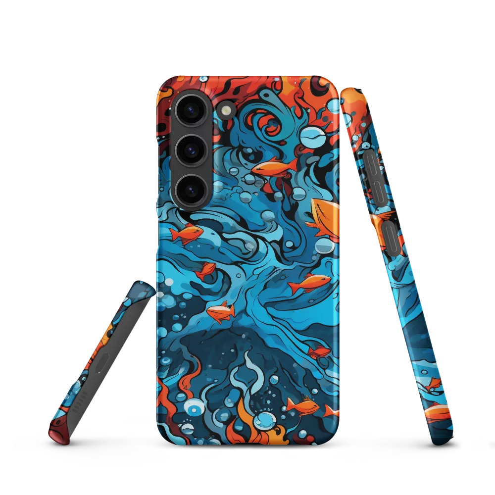 Fluid Harmony: Ocean and Flames