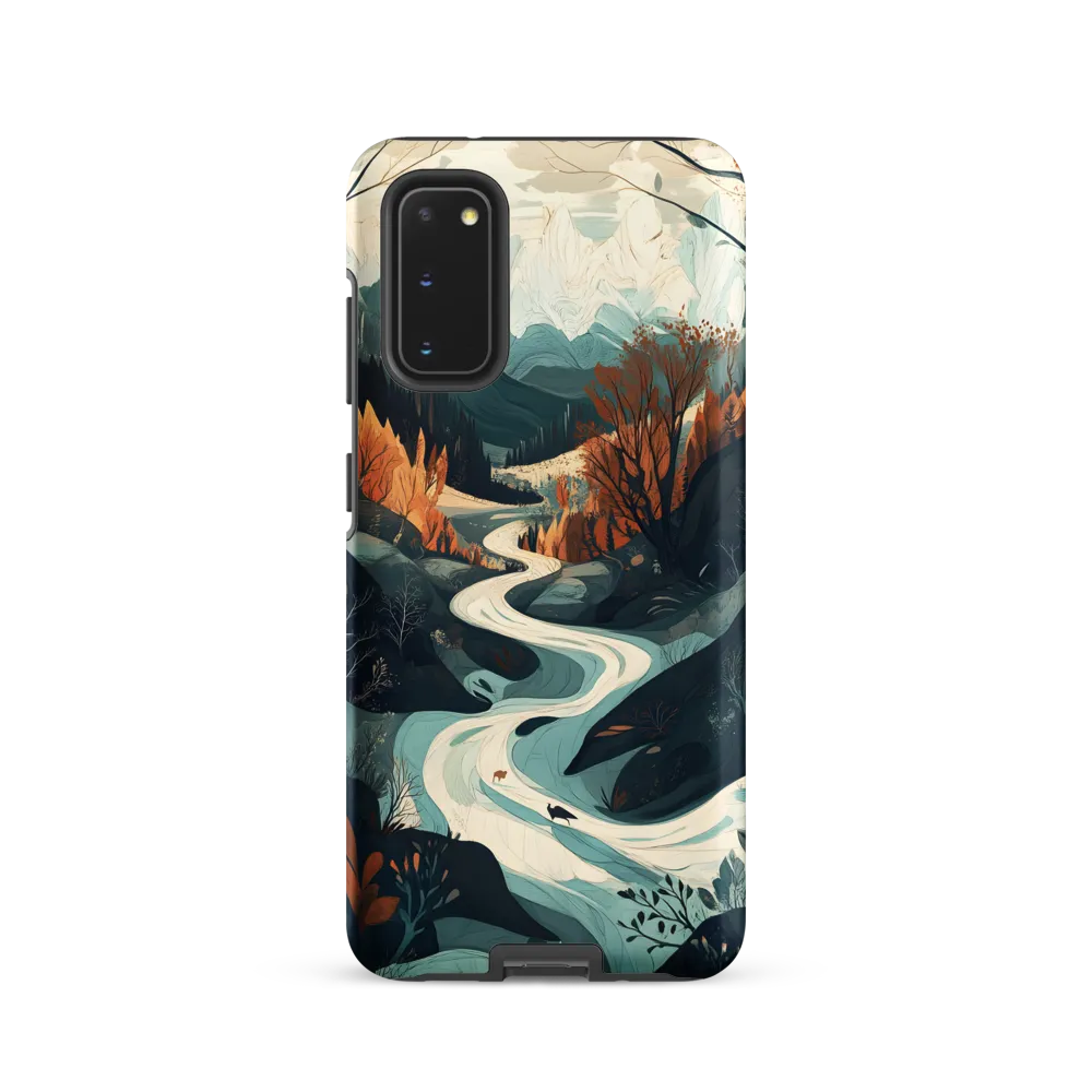 Winding Serenity: A Digital Landscape