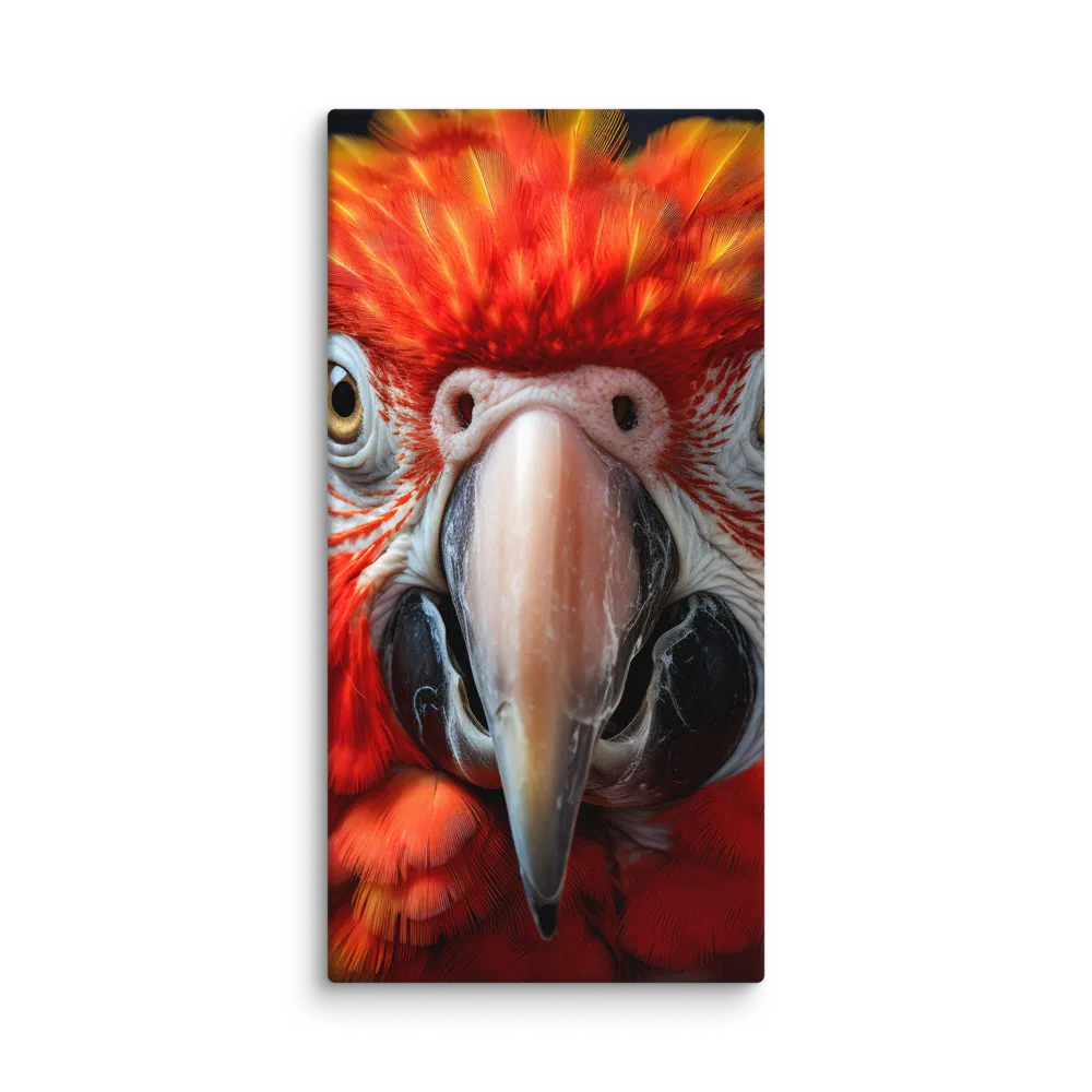 The Fiery Gaze of the Parrot