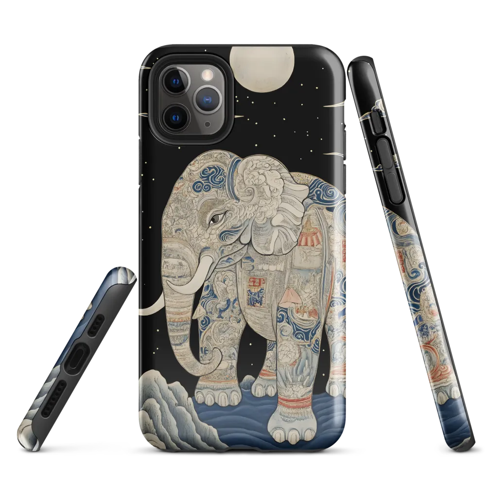 The Majestic Tale of the Painted Elephant | Phone Case |  11 Pro Max | Tough Case | Glossy