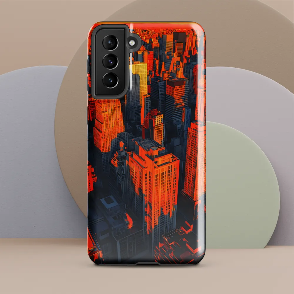 Urban Dawn: A Digital Ode to Skyscrapers