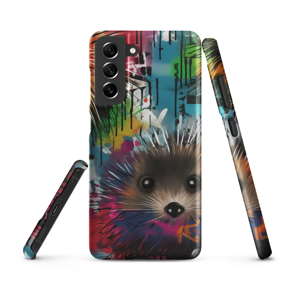Whimsical Hedgehogs in a Kaleidoscopic Wonderland | Phone Case |  S21 FE | Snap Case | Matte
