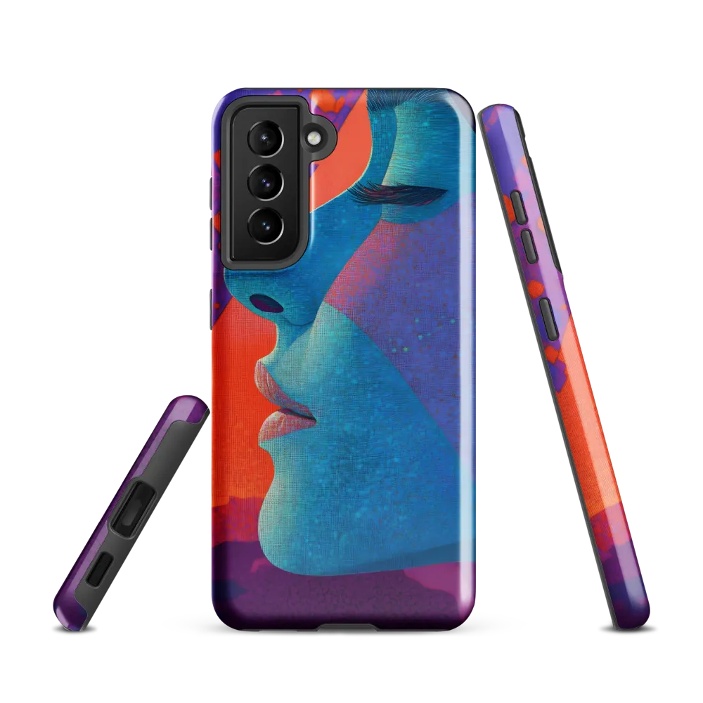 Cyan Profile with Magenta Mosaic