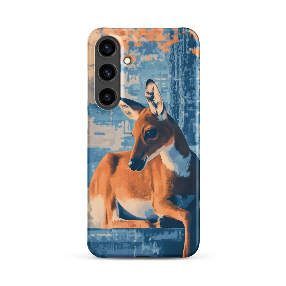 Serenity in Color: The Reclining Deer | Phone Case |  S24 Plus | Snap Case | Matte