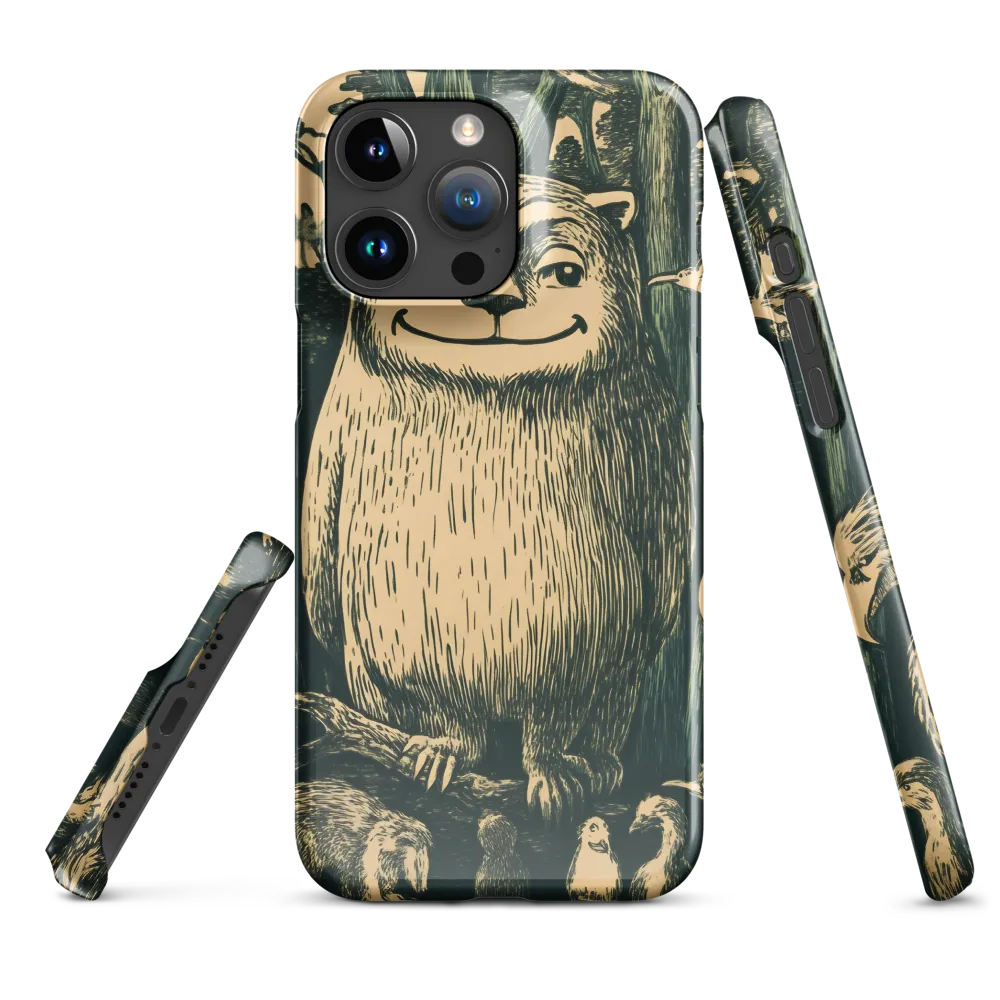 Forest Guardian: A Whimsical Encounter | Phone Case |  15 Pro Max | Snap Case | Glossy