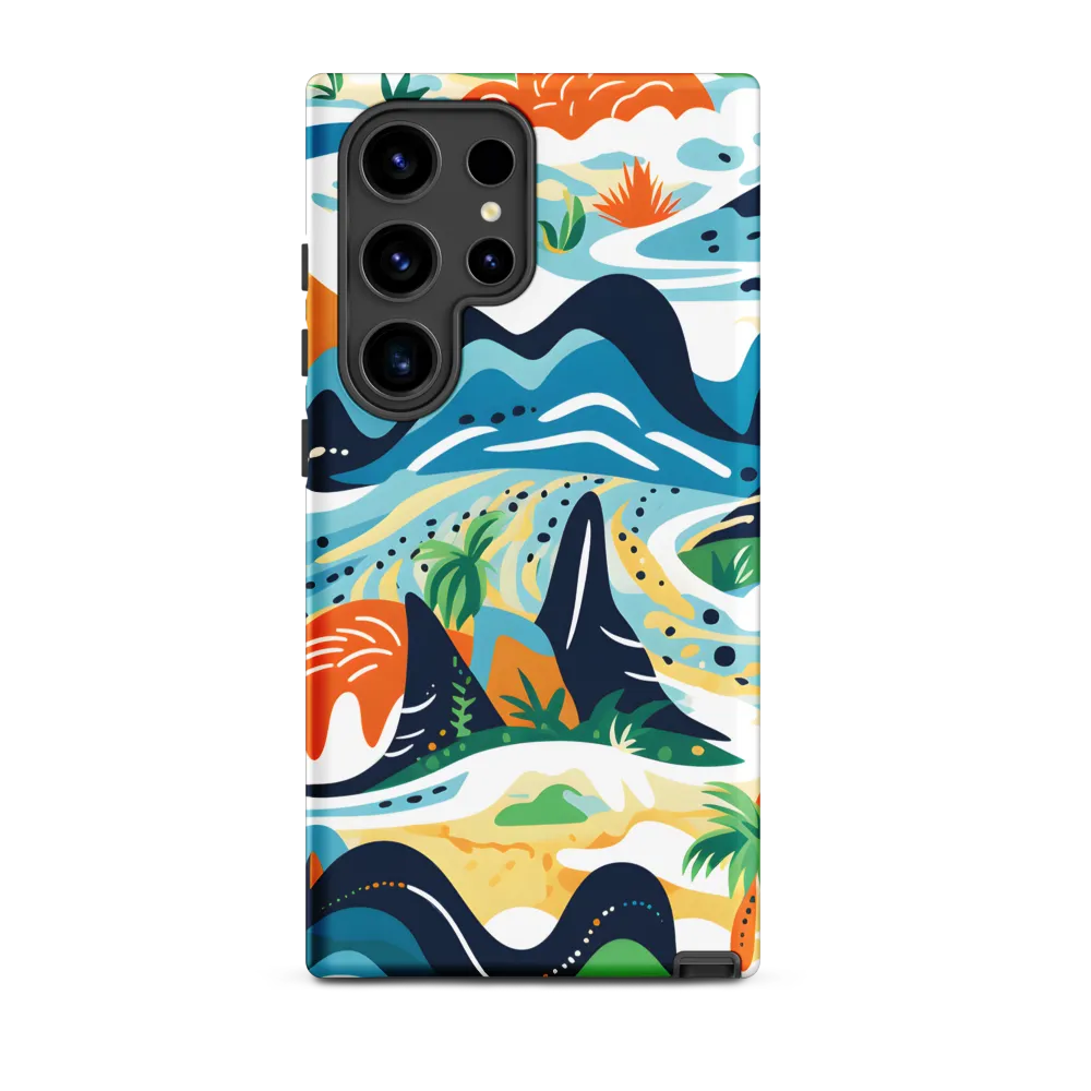 Abstract Tropical Landscape