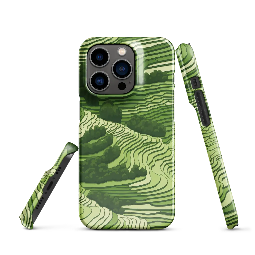 Waves of Green: An Abstract Landscape