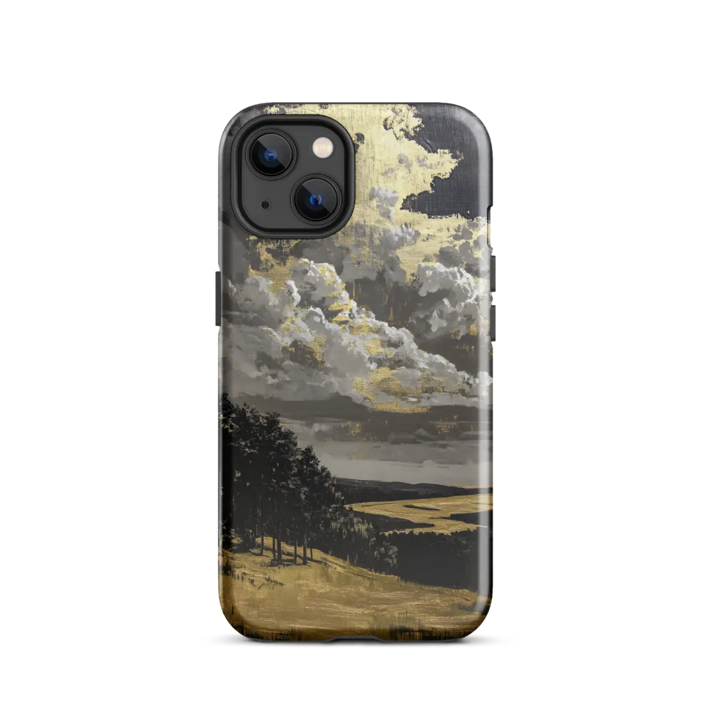 Golden Serenity in a Dramatic Sky | Phone Case |  13 | Tough Case | Glossy