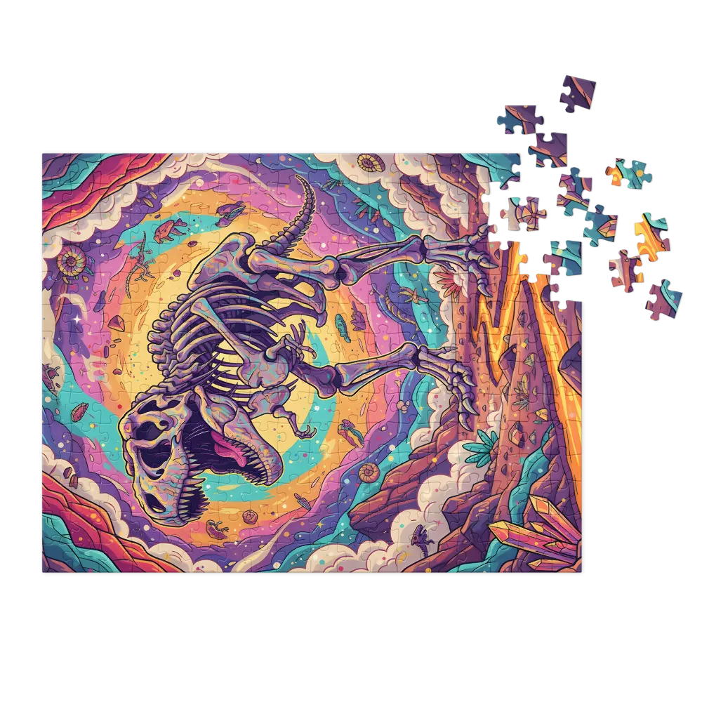 Prehistoric Reverie 
 Jigsaw Puzzle in Tin Box