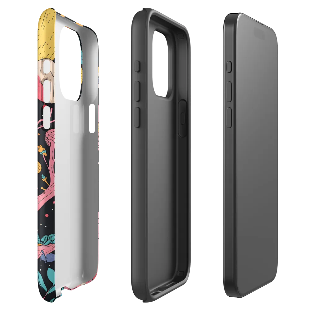 Whimsical Cosmic Owl | Phone Case |  15 Pro Max | Tough Case | Matte