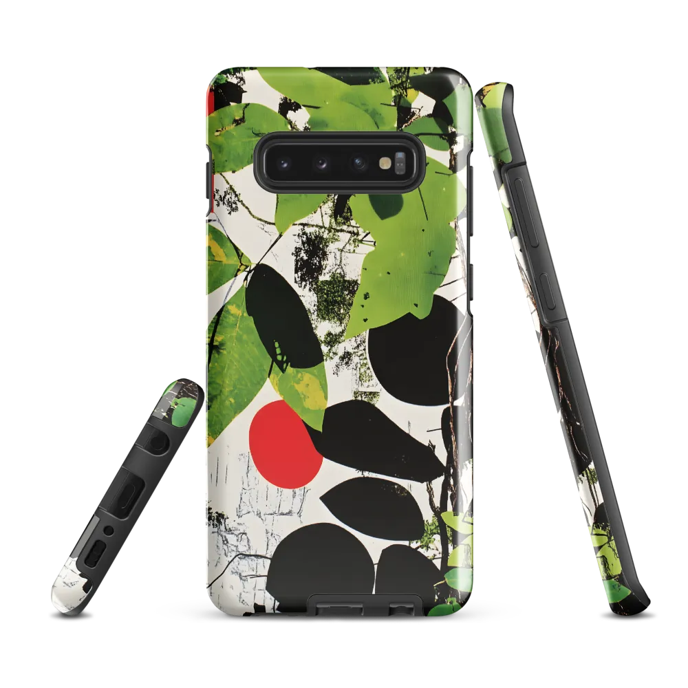 Nature's Geometry: A Contemporary Collage | Phone Case |  S10 Plus | Tough Case | Glossy