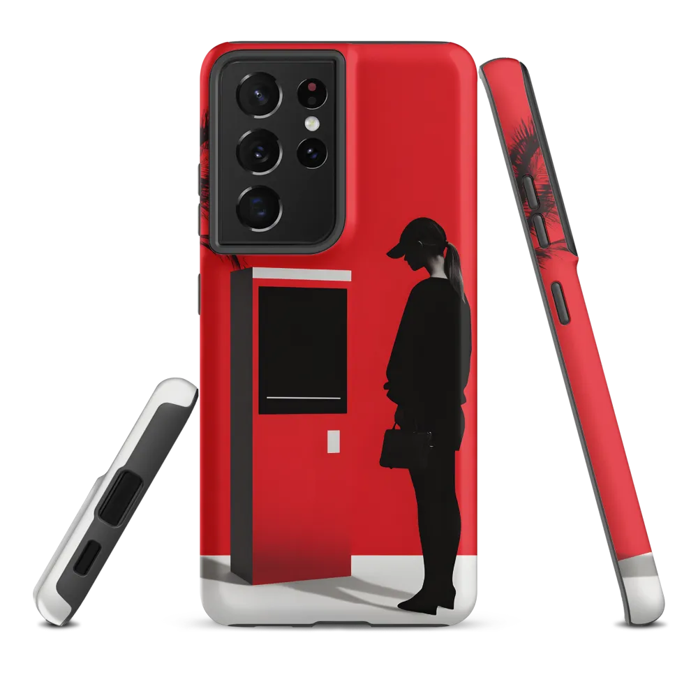 Contemplation in Red | Phone Case |  S21 Ultra | Tough Case | Matte