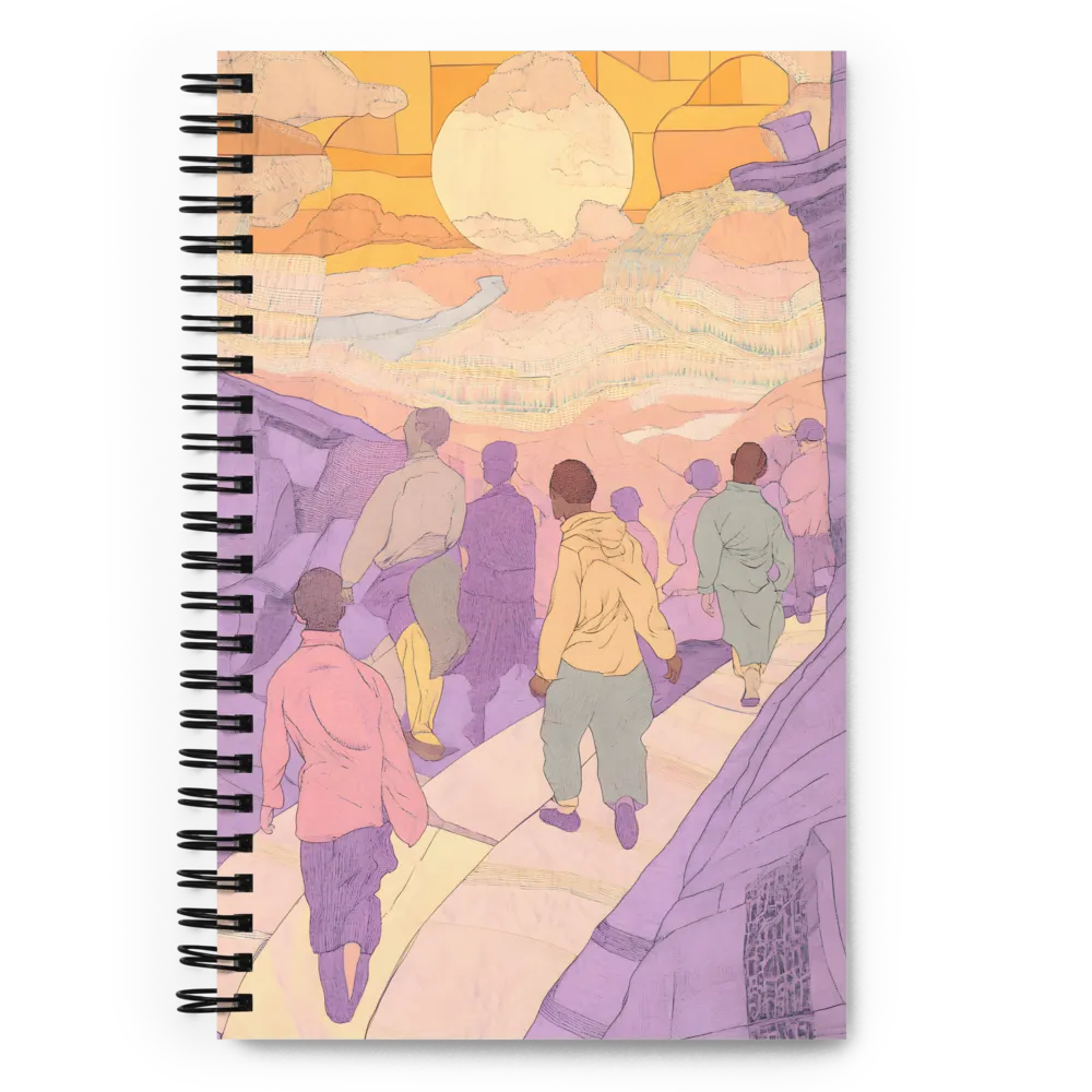 Journey Towards the Horizon | Spiral Notebook