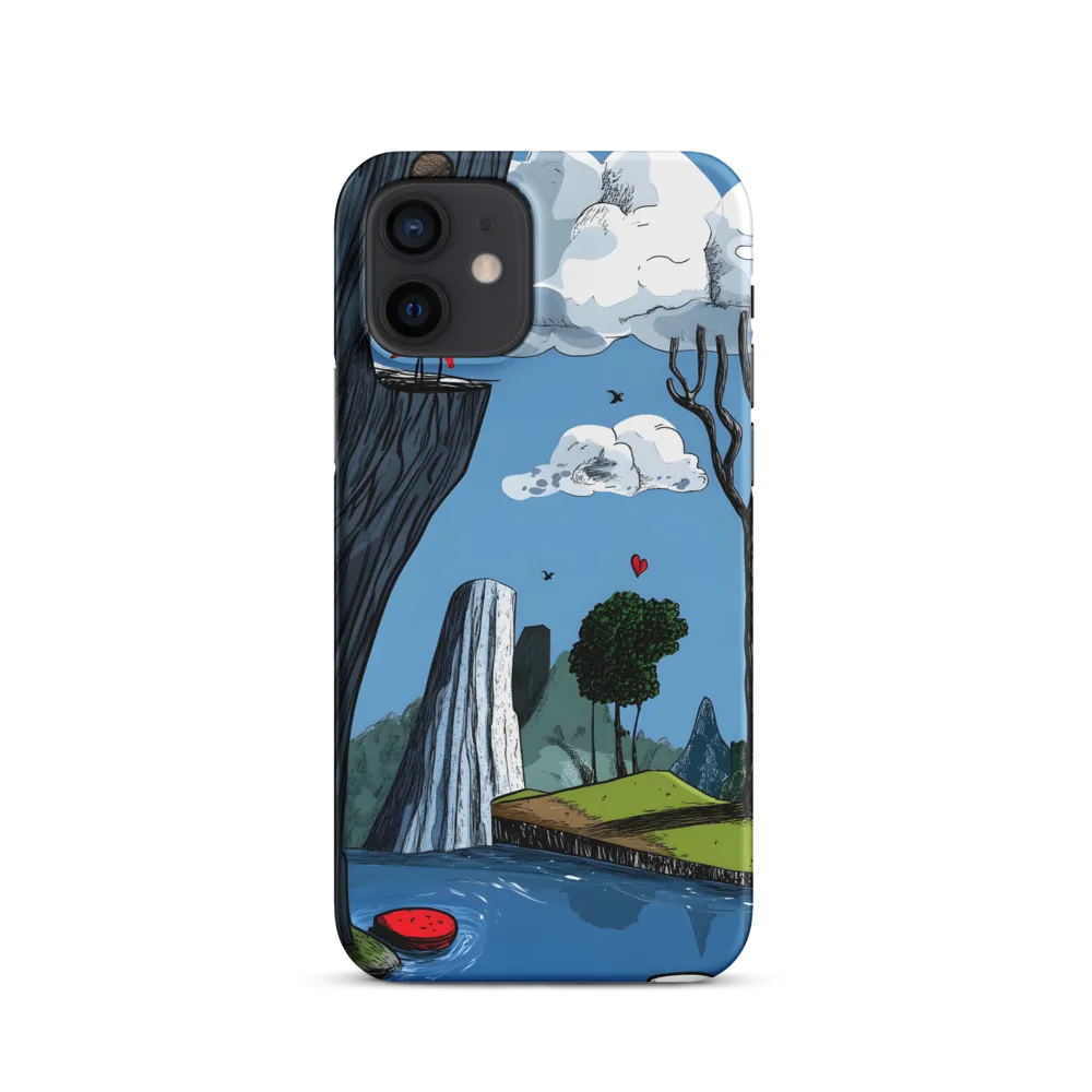 Whimsical Cliffside Reflections
