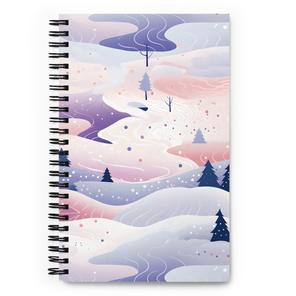 Dreamy Winter Landscape | Spiral Notebook