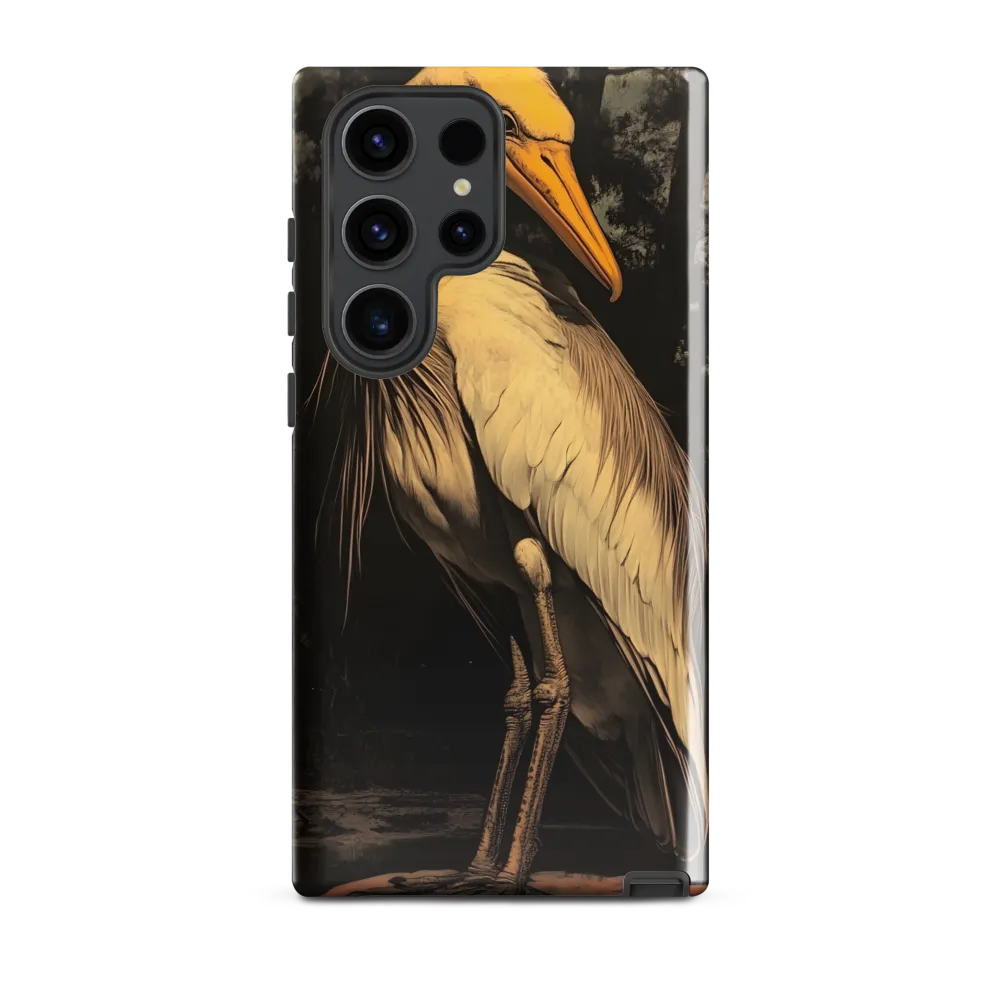 Majestic Egret in Twilight