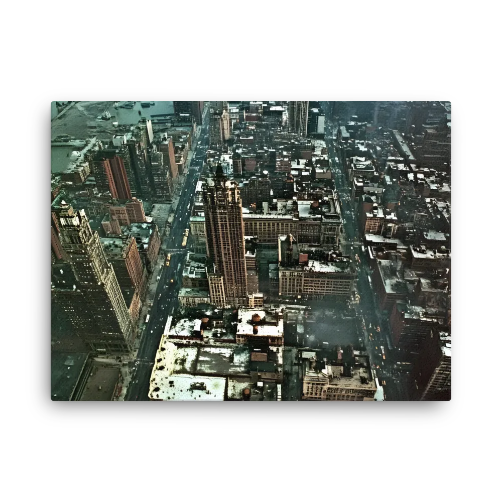 Aerial Symphony of Urban Life | Thin Canvas | 18″×24″
