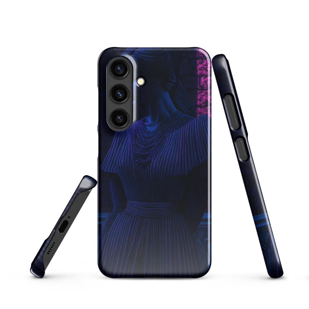 The Serene Silence | Phone Case |  S24 | Snap Case | Glossy