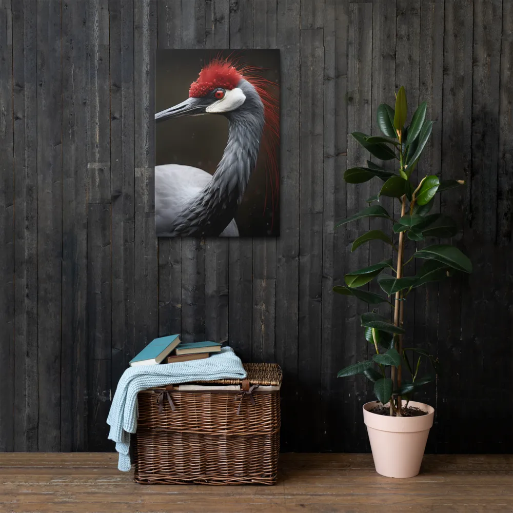 Ember-Crested Elegance | Thin Canvas | 20″×30″