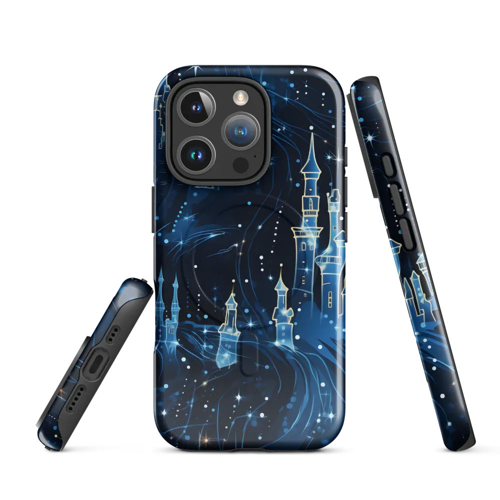 Dreamy Castles in a Starry Sky | Phone Case |  16 Pro | MagSafe® Tough Case | Glossy