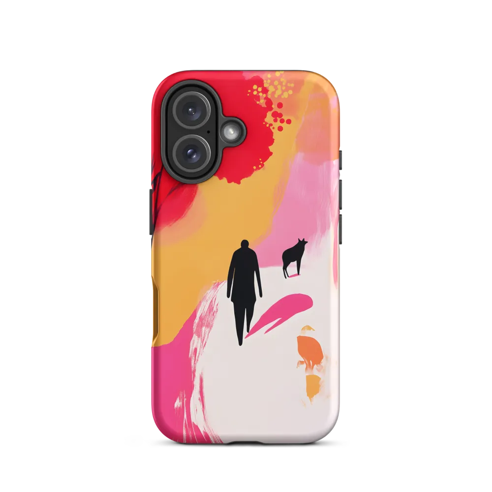 Journey Through Color: An Abstract Landscape | Phone Case |  16 | Tough Case | Matte