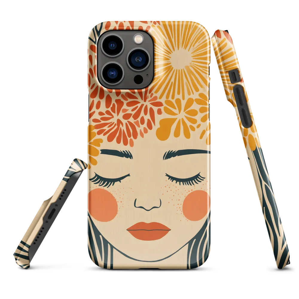 Serenity in Bloom | Phone Case |  14 Pro Max | Snap Case | Glossy