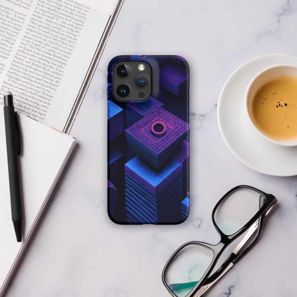 Geometric Dreams in Blue and Purple