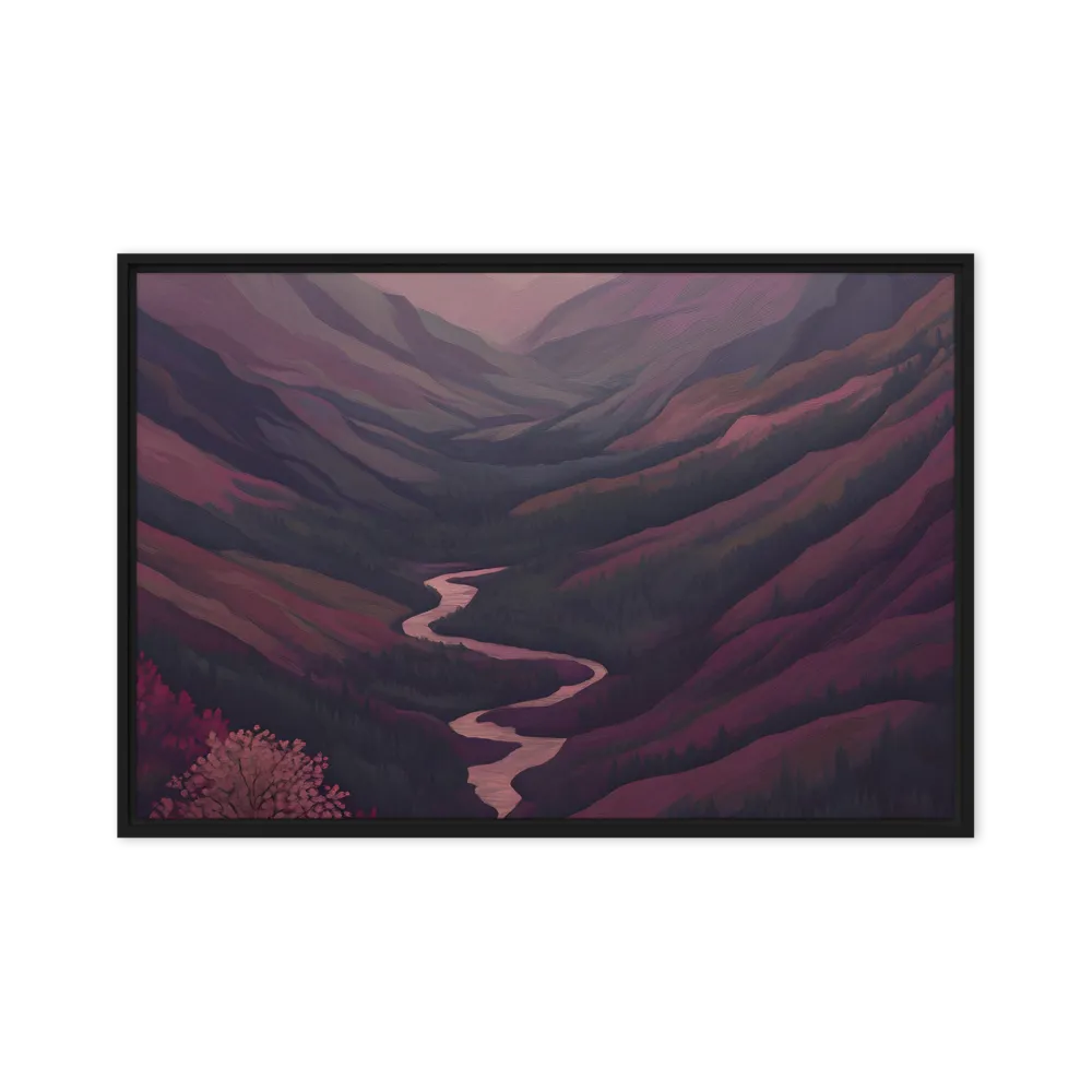 Whispers of Twilight | Canvas with Black Frame | 24″×36″