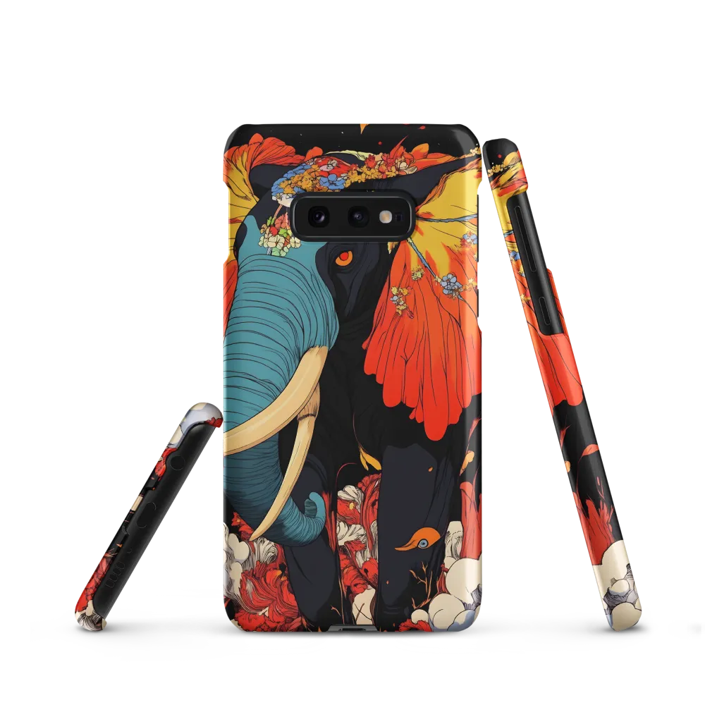Majesty of the Floral Elephant | Phone Case |  S10e | Snap Case | Matte