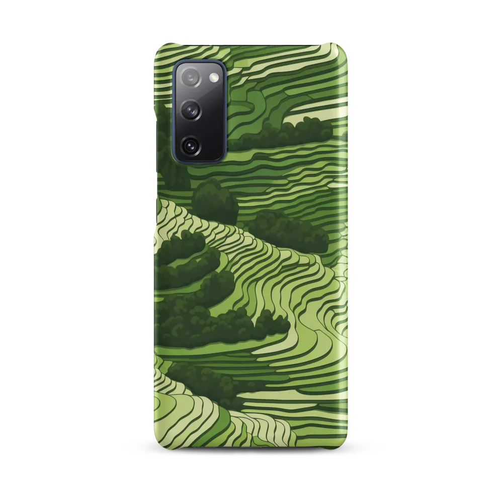 Waves of Green: An Abstract Landscape