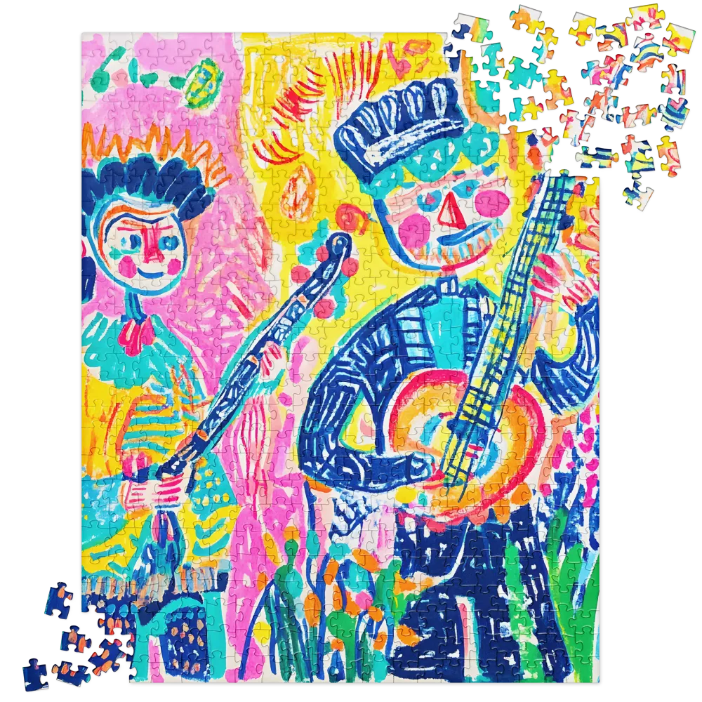 Joyful Duet: A Celebration of Music | Jigsaw Puzzle | 520 pieces