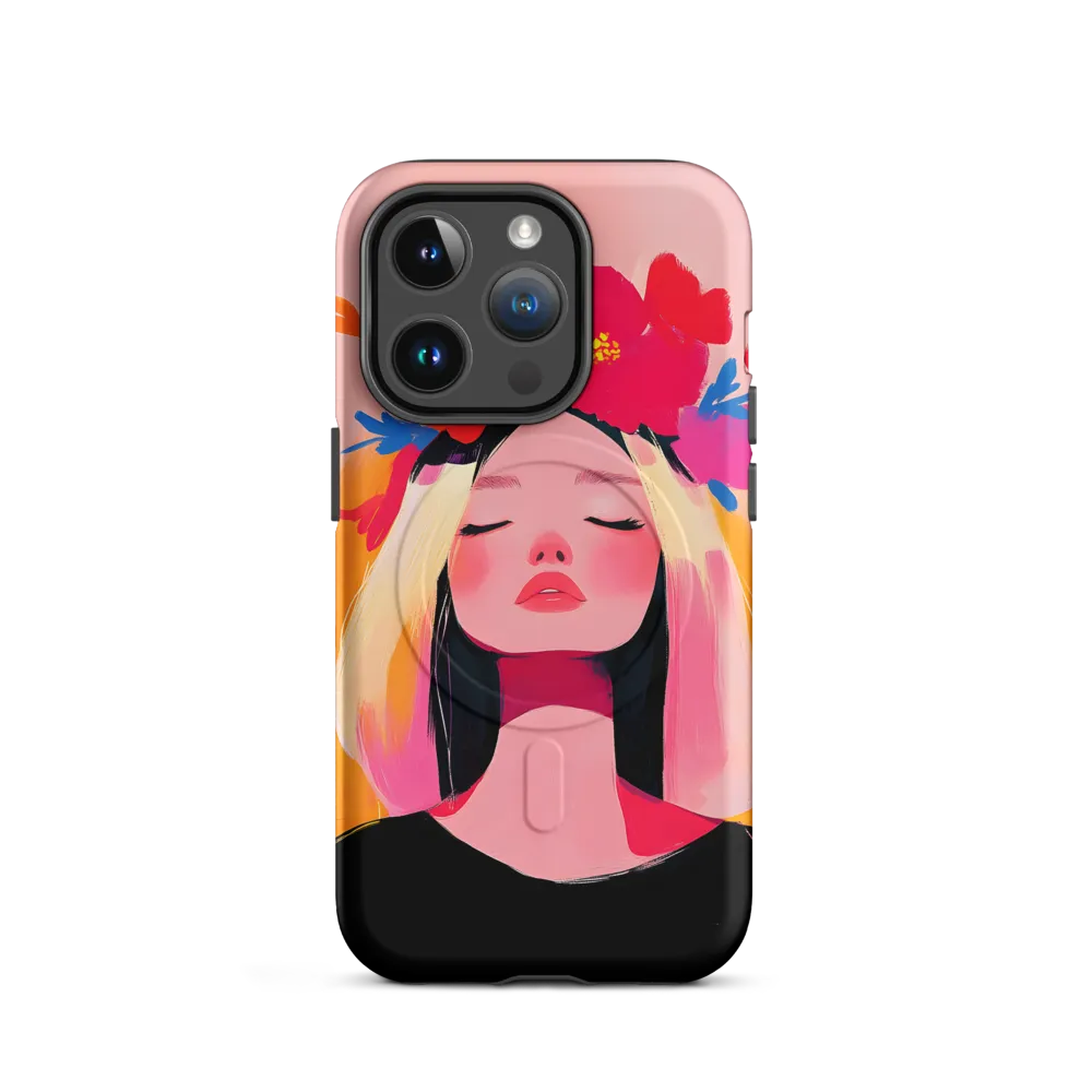Floral Serenity | Phone Case |  14 Pro | MagSafe® Tough Case | Matte