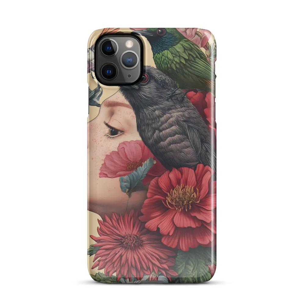 Harmony in Nature: The Floral Muse | Phone Case |  11 Pro Max | Snap Case | Glossy