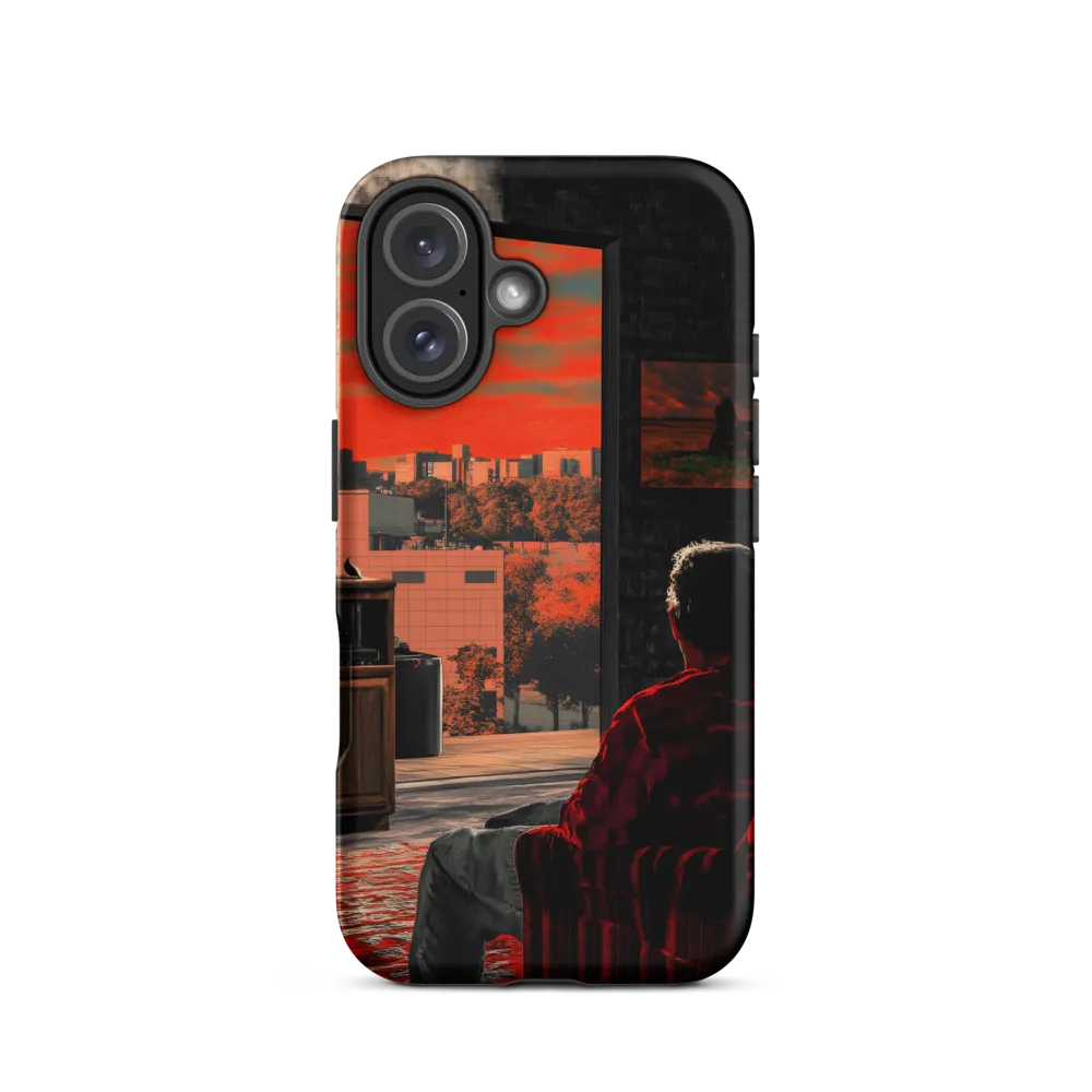 Gaze into the Ember Horizon | Phone Case