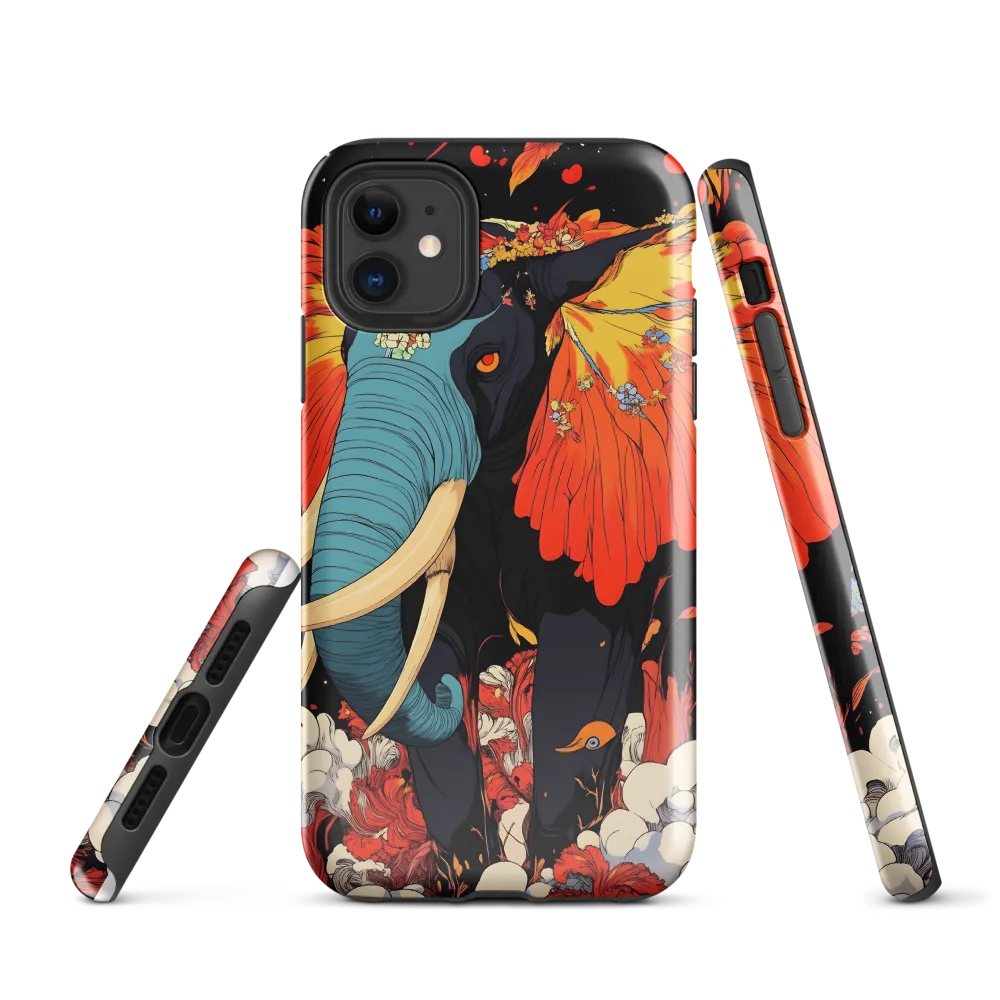 Majesty of the Floral Elephant | Phone Case |  11 | Tough Case | Glossy