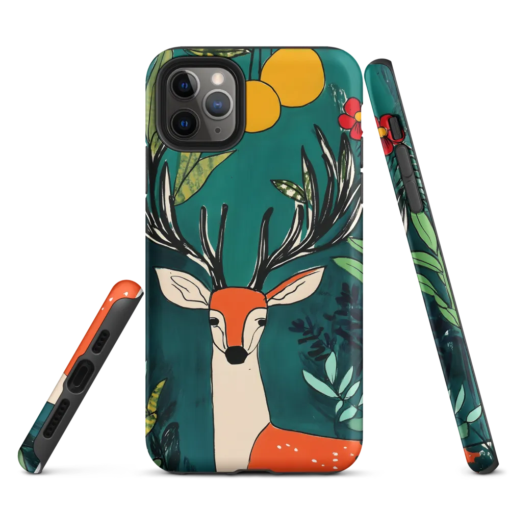 Nature's Embrace: The Majestic Deer | Phone Case |  11 Pro Max | Tough Case | Matte
