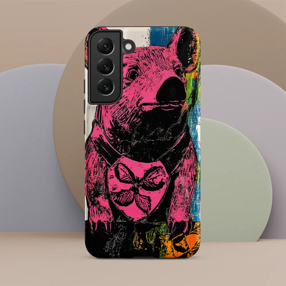 Vibrant Hearted Pig
