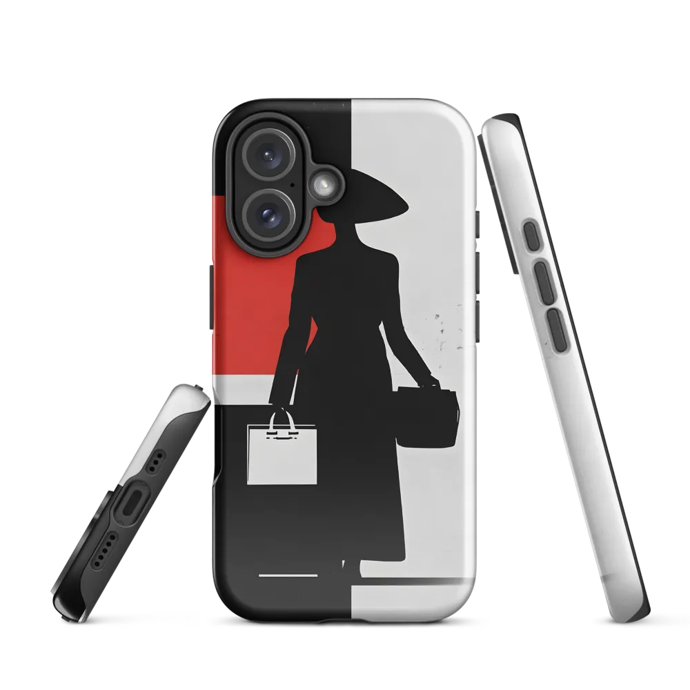 Silhouette of Elegance | Phone Case |  16 | Tough Case | Glossy