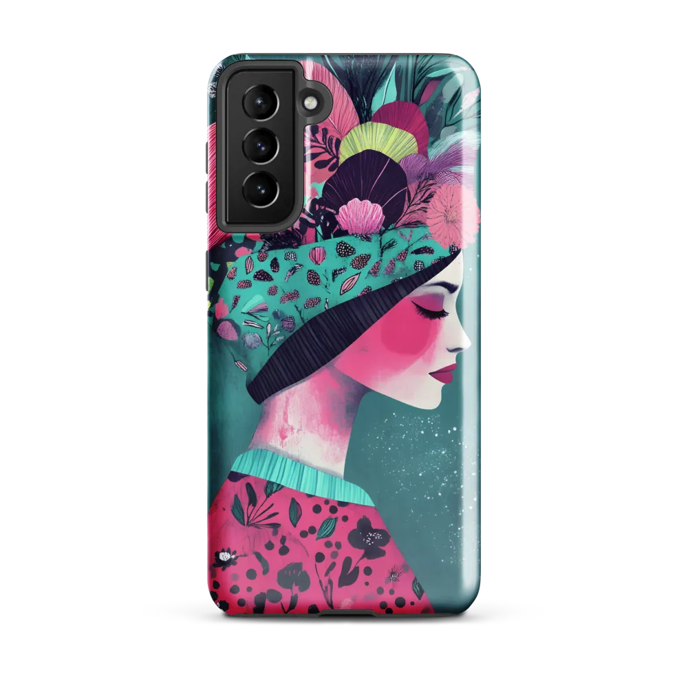 Whimsical Floral Portrait
