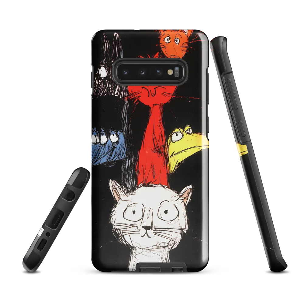 Whimsical Menagerie | Phone Case |  S10 Plus | Tough Case | Glossy