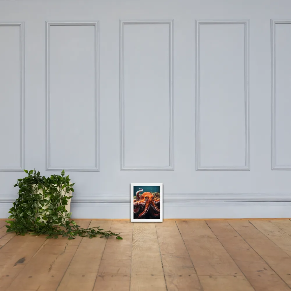 Curious Depths | Poster with White Frame | 8″×10″