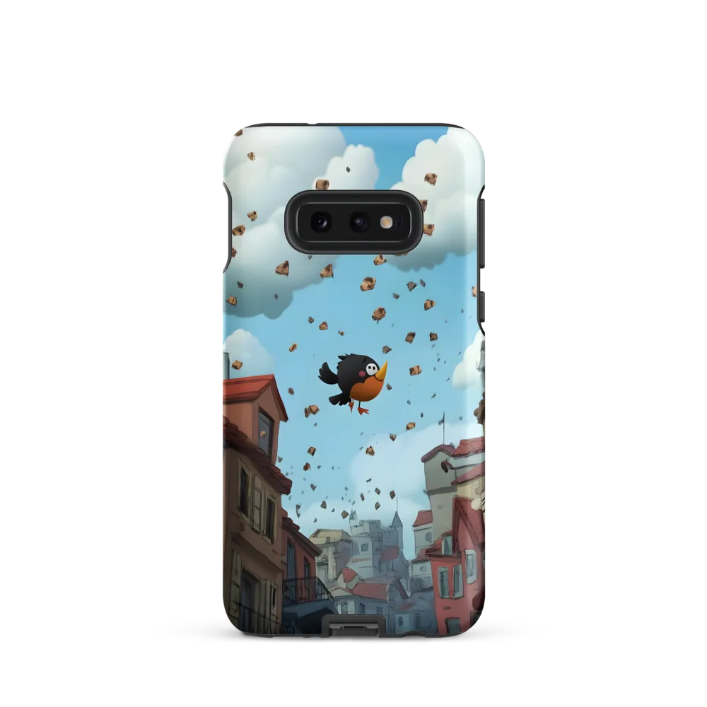 A Whimsical Flight Through Bread and Sky