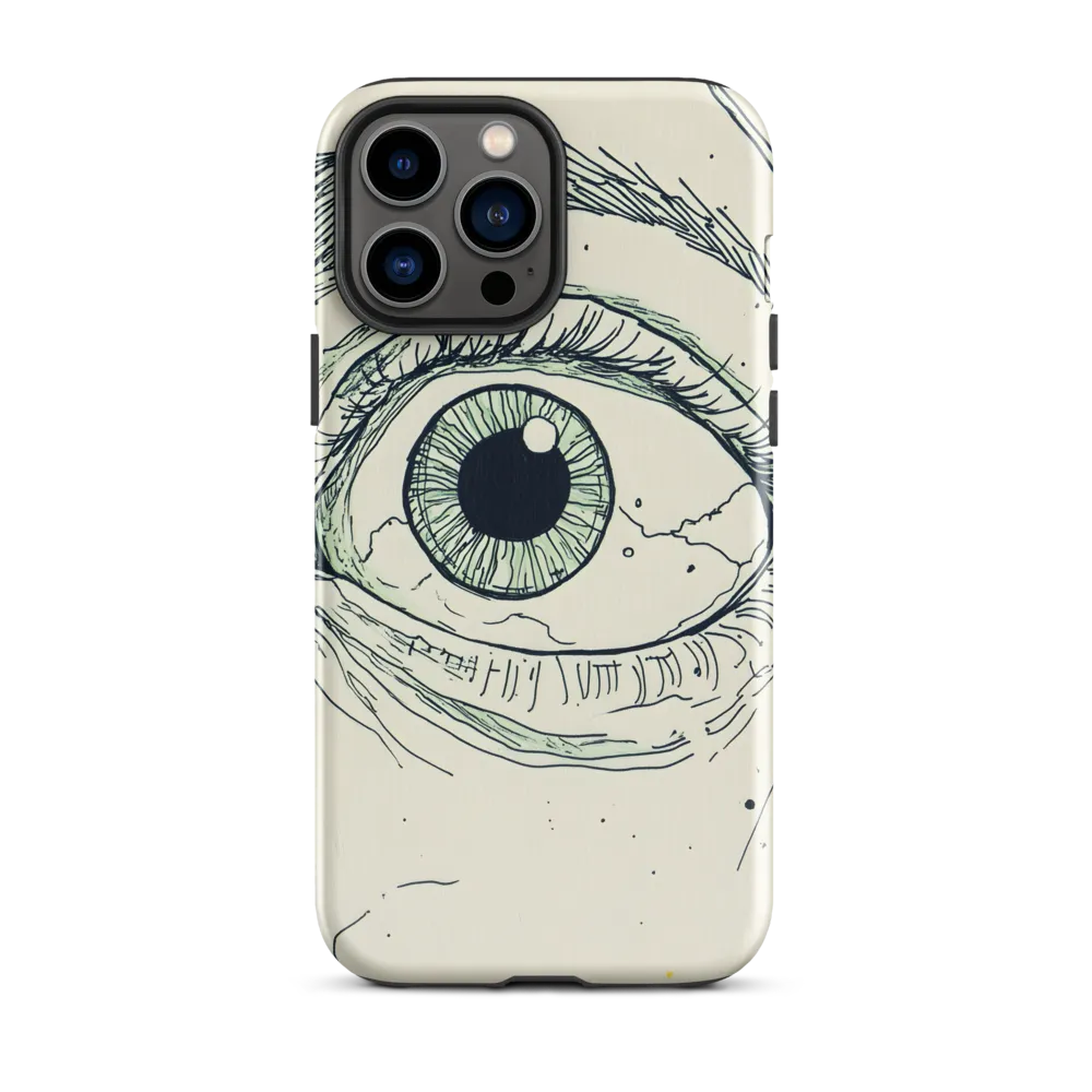 Observant Gaze | Phone Case |  13 Pro Max | Tough Case | Glossy