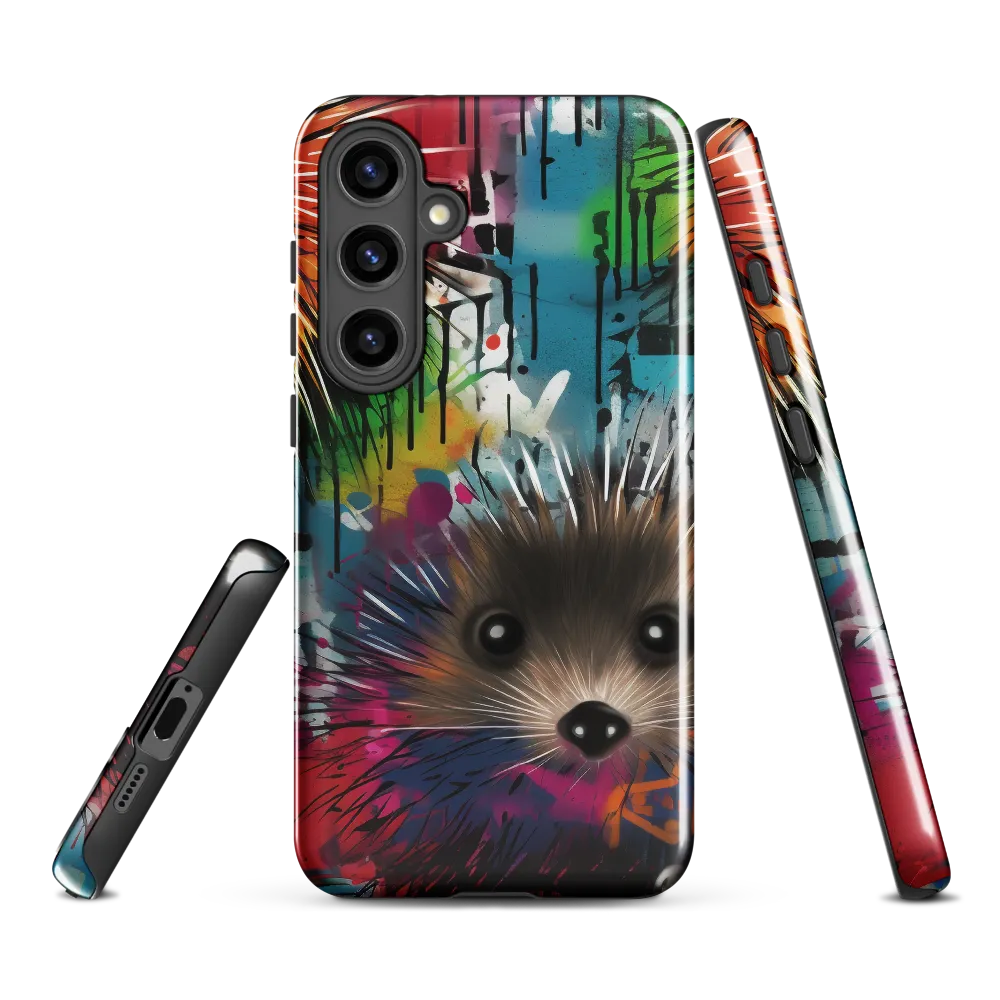 Whimsical Hedgehogs in a Kaleidoscopic Wonderland